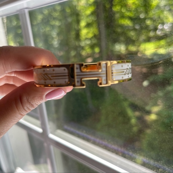 A73- 💯 % authentic Hermès click clac bracelet - Picture 3 of 3